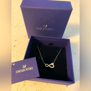 Swarovski infinity necklace